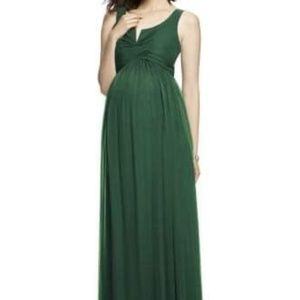 Green bridesmaid dress, maternity